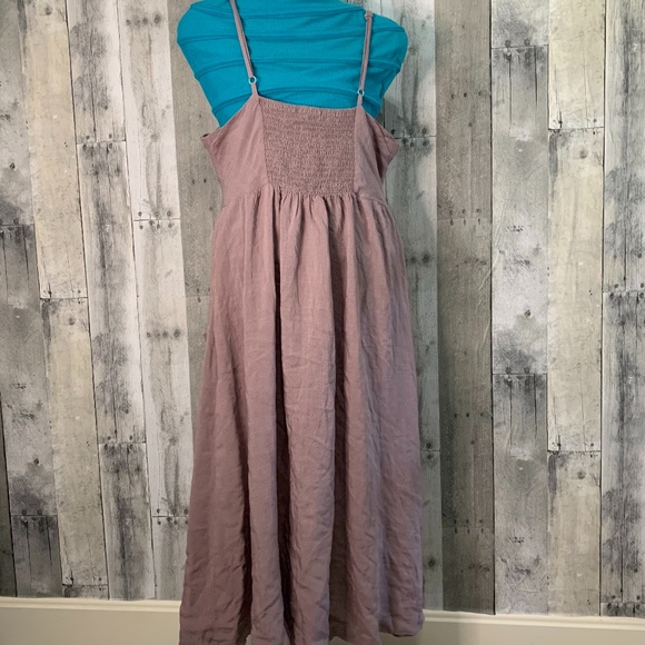 Good Luck Gem Button Front Sleeveless Midi Dress - Picture 8 of 8